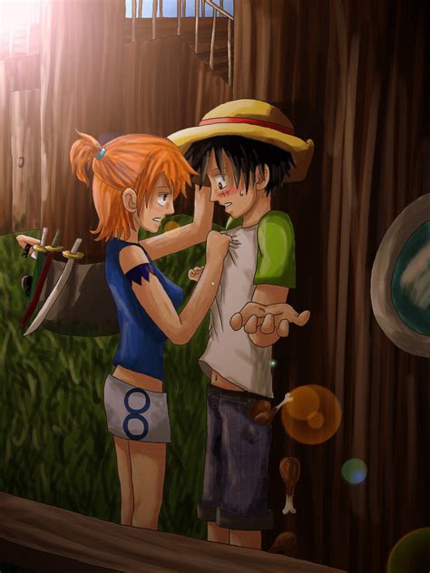 suoiresnu nami and luffy|nami